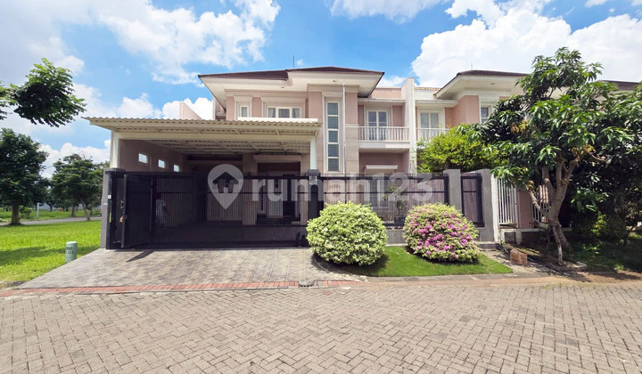 Rumah Dekat Galaxy Mall Surabaya Timur, Puri Galaxy Bougenville Cove, Mewah, Furnished, Siap Huni