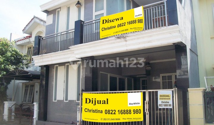 Rumah di Pakuwon City Taman Mutiara Surabaya Timur, 2 Lantai, Renov, Siap Huni, Disewakan Juga !!! - Ct -