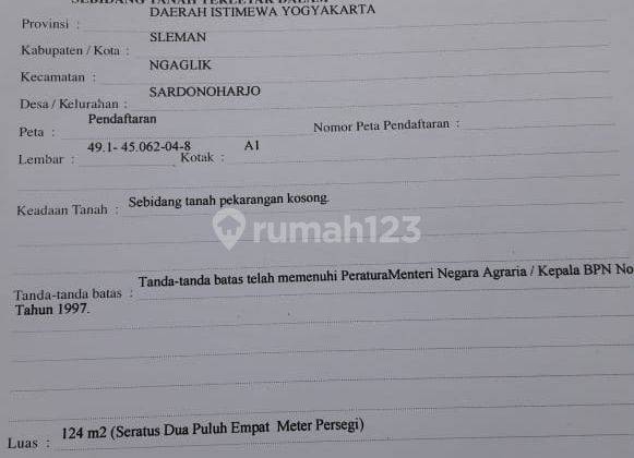 Tanah selatan kampus UII Ngangkruk 2