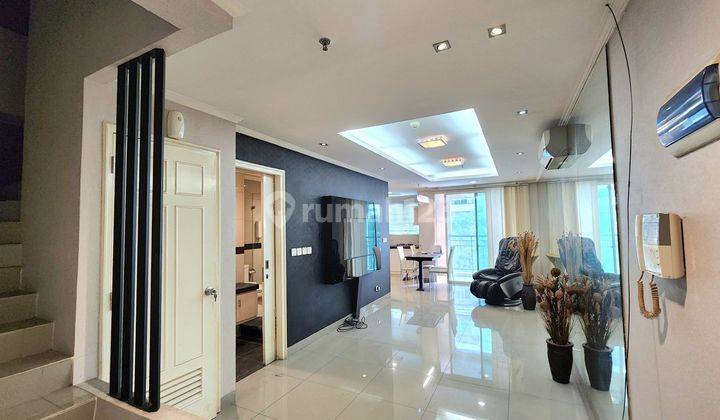 Dijual Cepat Apartemen Mall Of Indonesia (moi) 2lantai  Uk 3bed Bagus Semi Furnished 1