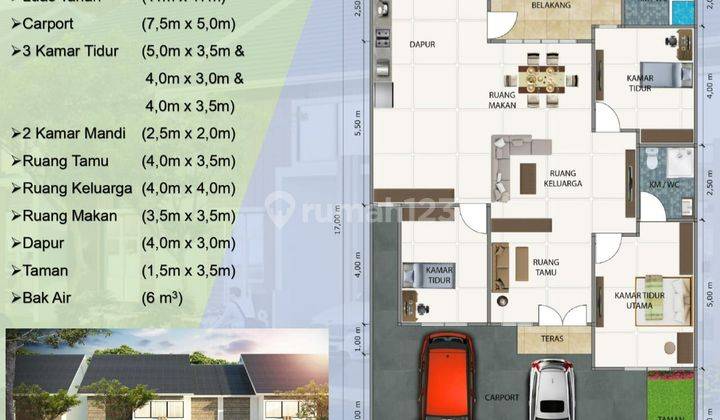 Rumah Baru Tipe 125 Lokasi Desa Kapur 8
