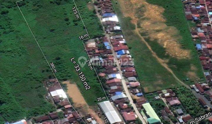 Tanah Tepi Jalan Tanjung Hulu Sampai Tepi Sungai 1