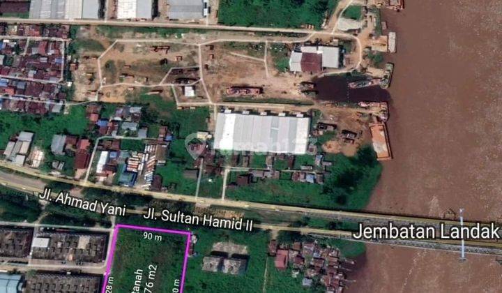 Tanah Tepi Jalan Sultan Hamid 2 Kota Pontianak 1