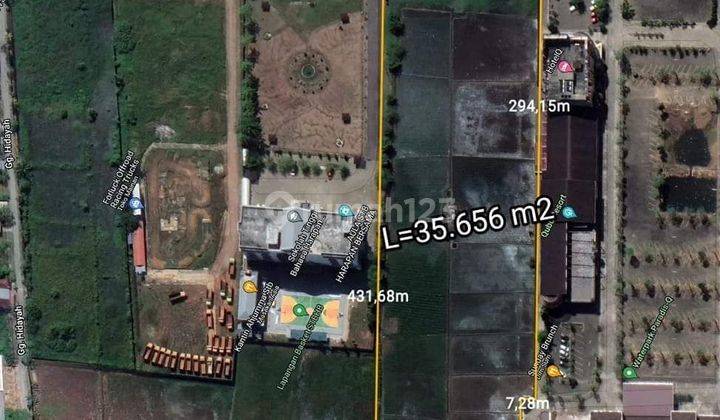 Tanah Tepi Jalan Ahmad Yani 2 35.656mtr 1