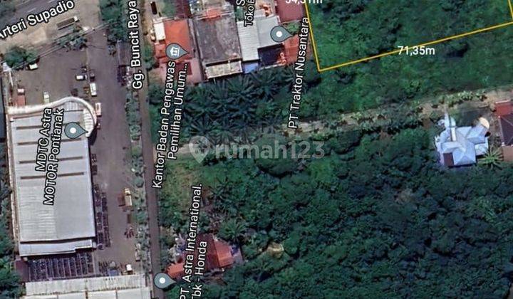 Tanah Tepi Jalan Ahmad Yani 2 Luasan Tanah 3.107mtr 2