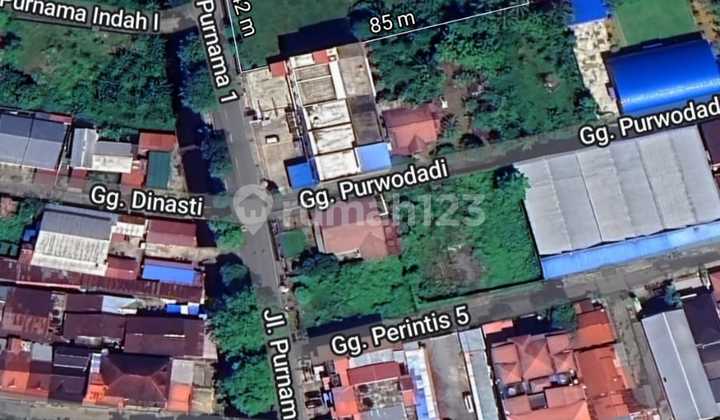 Tanah Tepi Jalan Purnama 1 Kota Pontianak