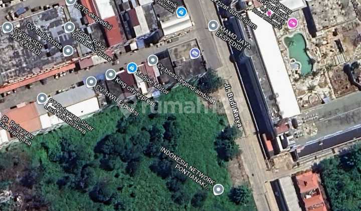 Tanah Tepi Jalan Budi Karya Kota Pontianak