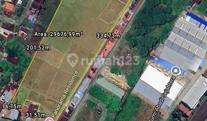 Land from Adisucipto Roadside to the Kapuas Riverbank.