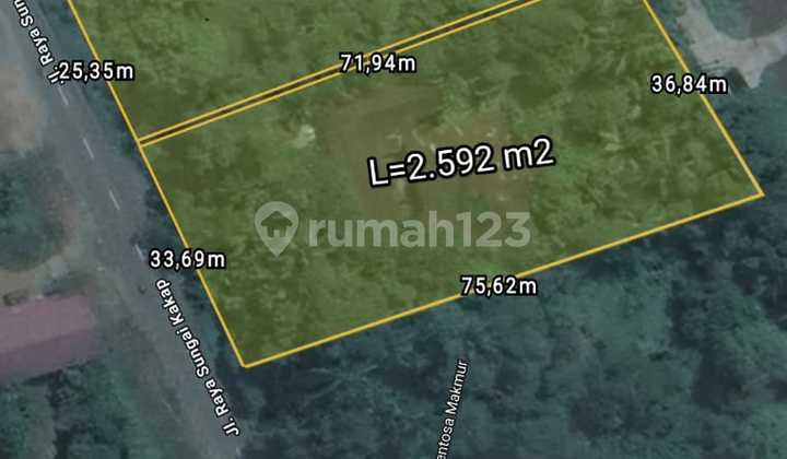 Tanah Tepi Jalan Pal Kabupaten Kuburaya Pontianak Tanah Tepi Jalan Pal Kabupaten Kuburaya Pontianak