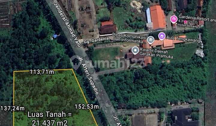 Tanah Tepi Jalan Arteri Supadio Pontianak Kuburaya Tanah Tepi Jalan Arteri Supadio Pontianak Kuburaya