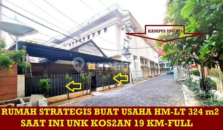 Rumah Toko + Kost Aktiv Semarang Tengah Lokasi Strategis Dkt Pgri 1