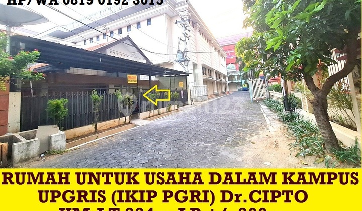 Rumah Labuhan sebelah persis Kampus UPGRIS 1 Dr Cipto/Sidodadi Semarang