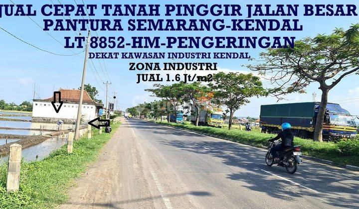 Lahan Zona Industri Ada Ijin Pengeringan Raya Lingkar Arteri Kaliwungu Dekat Kik Kendal 1