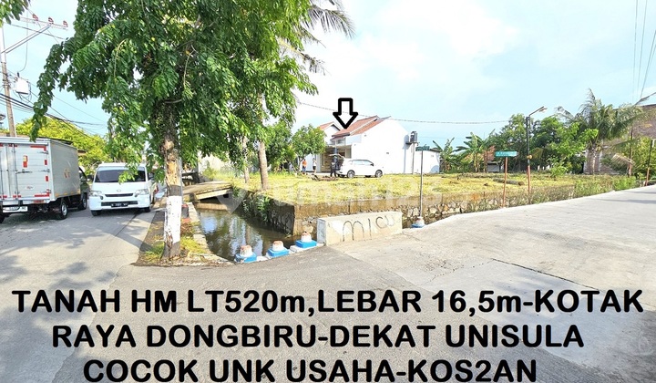 Tanah Hm Raya Dongbiru Dekat Unisula rs Sultan Agung kaligawe Genuk Semarang 1
