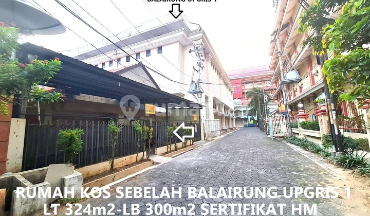 Rumah Labuhan sebelah persis Kampus UPGRIS 1 Dr Cipto/Sidodadi Semarang