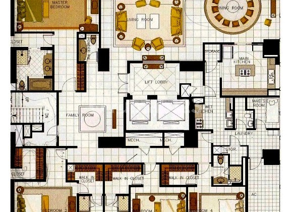 Pacific Place Residence 4 BR New Repainted, Renovated  2