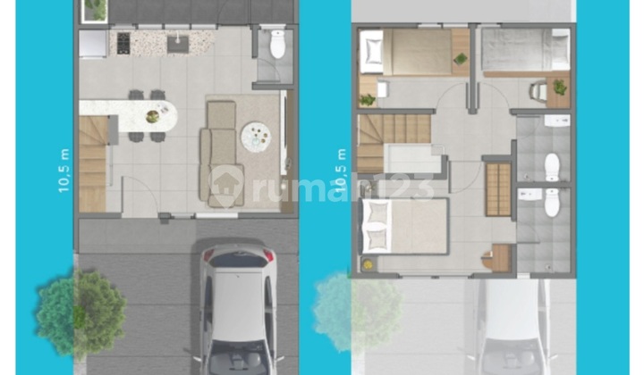 Dijual Rumah Park Serpong Siap Huni 2