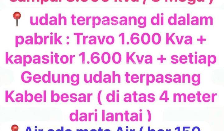 Disewakan Pabrik Include 6 Unit Gedung Di Mauk Tangerang AR16248 2