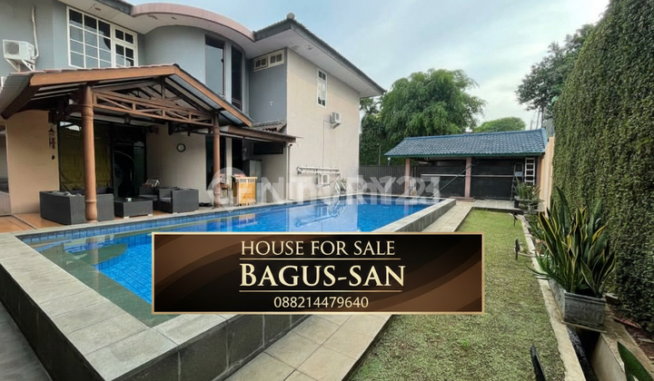 Dijual Rumah di Cipete Jaksel Luas 899 M2 dengan Kolam Renang Dekat MRT