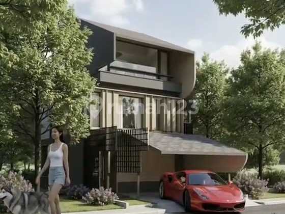 Rumah Cluster Country Woods Heritage Bintaro Pondok Ranji Dekat Stasiun Bebas Biaya Pajak Transaksi 2