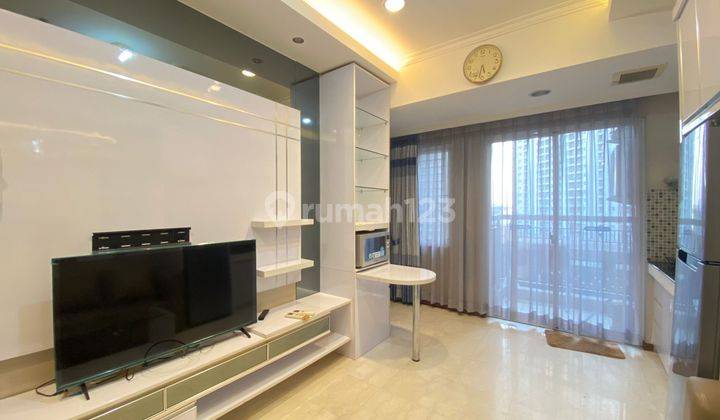 2BR 2 Kamar Mandi Furnish Lt Rendah Apartemen Royal Mediterania 1