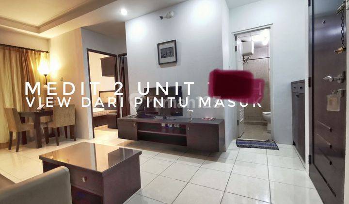 2 Kamar Furnish Bagus View City Apt.mediterania2 Dekat Cp 1