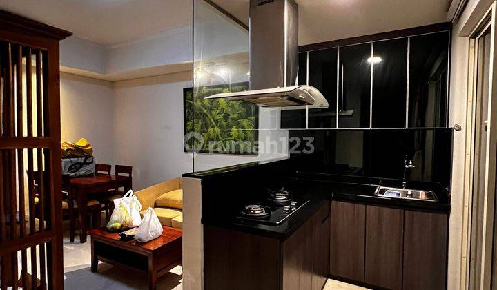 2 kamar plus furnish bagus Apt.Royal mediterania garden 1