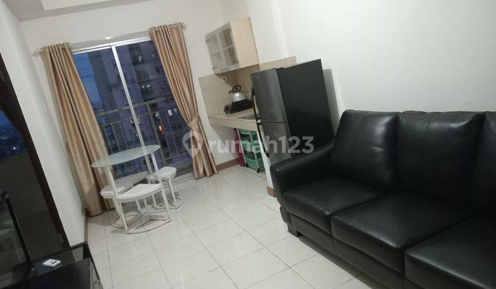 2BR furnish tiap kamar ada AC Apt.Mediterania garden 2 dekat CP 1