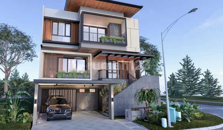 NEW HOUSE | Rumah 3LT BSD, Delatinos 5 Kamar GEDE, Tangerang
