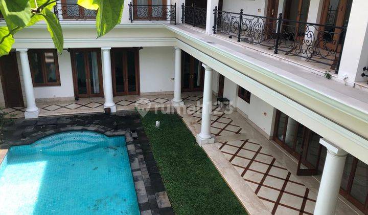 Rumah 900m SCBD, Widya Chandra Siap Huni SUPER GEDE Kolam Renang Ready 1
