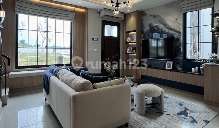 KPR DP 0% ccl 10,2jt Rumah Ala EROPA, Stasiun Cisauk ada Ciputra, AEON BSD TOLL dktnya