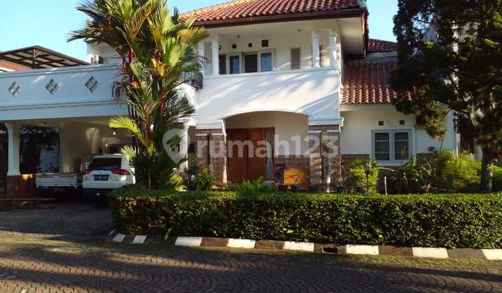 Rumah 450m BSD Taman Giri Loka, Super Hijau 5 Kamar dkt Puspita Nusa