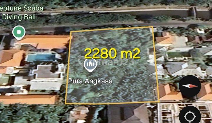 Tanah 22.8 Are Lokasi Strategis Disewakan, Area Sanur 1