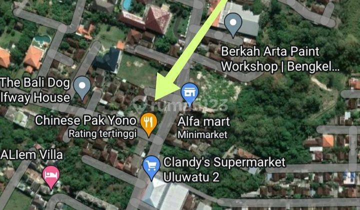 Lahan Aspek Jalan Aspal Lokasi di Uluwatu, Kuta Badung 3