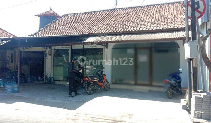 Toko 1 Lantai Disewakan Di Pinggir Jalan, Area Sanur