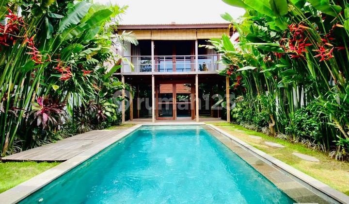 Brand New 2 Bedroom Villa With River & Rice Field Views For Rent In Munggu