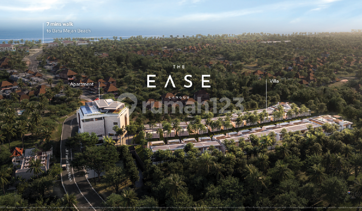 Villa Mewah 2 Kamar Tidur Dijual di, Canggu, Padang Linjong Area