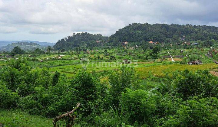 Tanah View Gunung Dijual , Laut Dan Sawah Yang Sangat Cantik. 1