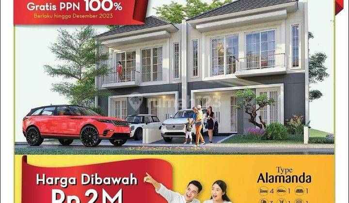 Rumah Minimalis Modern Limited Stock Green Orchid Tipe Alamanda  1