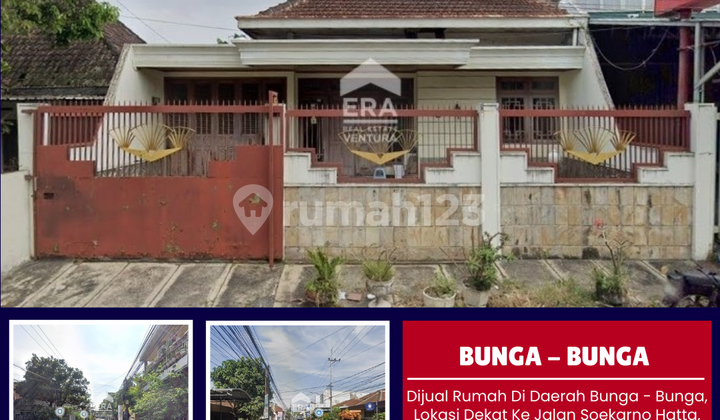 Dijual Rumah di Daerah Bunga - Bunga, Lokasi Dekat Soekarno Hatta
