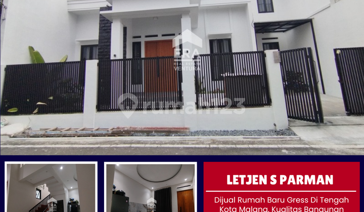 Dijual Rumah Baru Gress di Tengah Kota Malang, Bangunan Premium 1