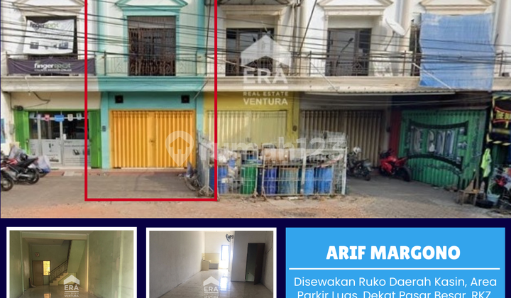 For Rent Shop House in Kasin Area, Near Pasar Besar and RKZ