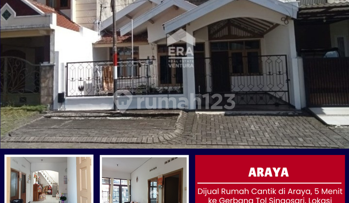 Dijual Rumah Cantik di Araya, 5 Menit ke Gerbang Tol Singosari
