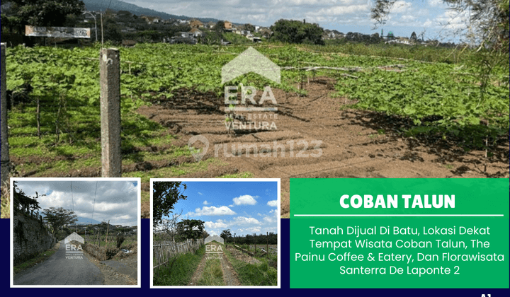 Tanah Dijual Di Batu, Lokasi Dekat Tempat Wisata Coban Talun 1