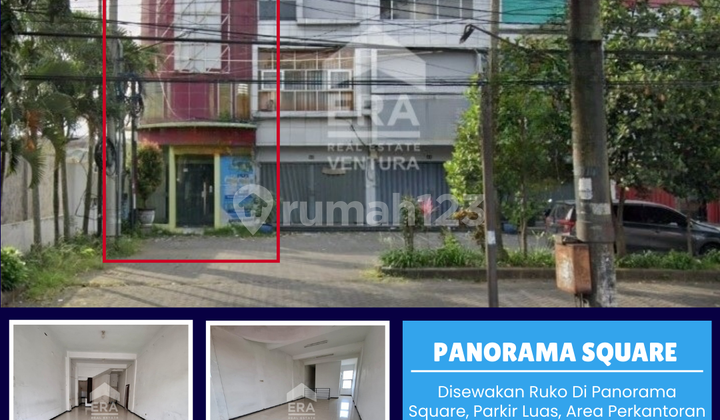 Disewakan Ruko Di Panorama Square, Parkir Luas, Area Perkantoran