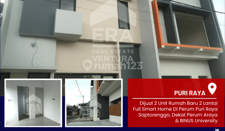 Rumah Baru 2 Lantai Full Smart Home Di Perum Puri Raya 1