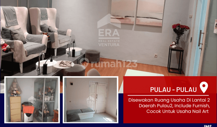 Ruang Usaha Di Lantai 2, Include Furnish, Cocok Untuk Nail Art 1