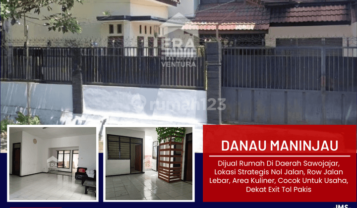 Dijual Rumah Daerah Sawojajar, Lokasi Strategis Cocok Untuk Usaha 1