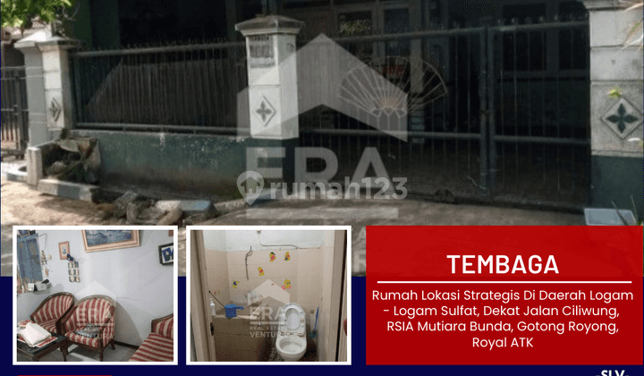 Rumah Di Logam Logam, Dekat Jalan Ciliwung, Rsia Mutiara Bunda 1