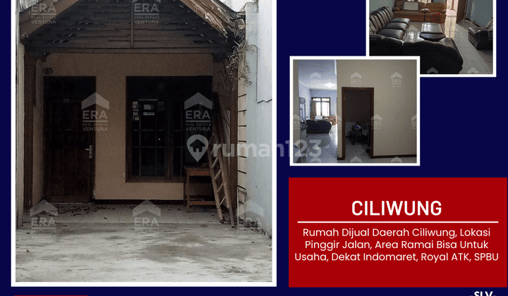 Rumah Di Daerah Ciliwung, Lokasi Nol Jalan, Area Ramai 1